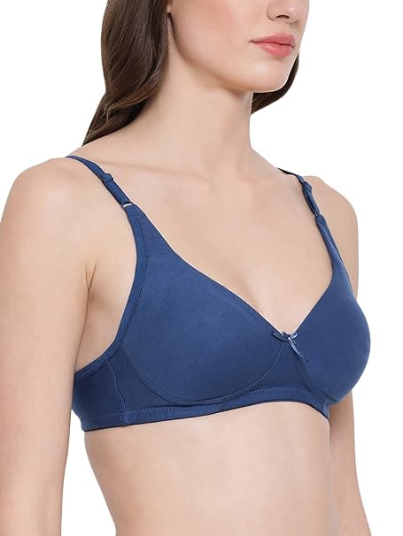 Clovia Women’s Cotton-Blend Non-Padded Bra – Soft Everyday Comfort